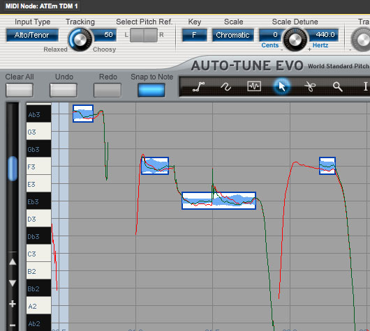 pro tools auto tune